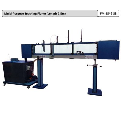 Multi-Purpose Teaching Flume (Length 2.5m) FM-1849-33